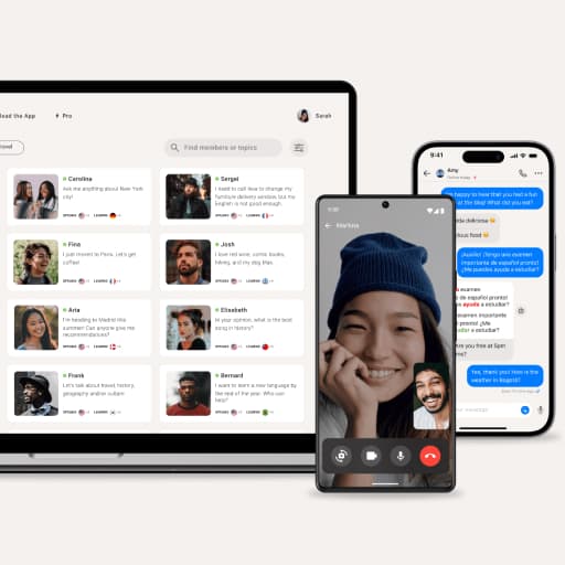 Tandem App screenshots